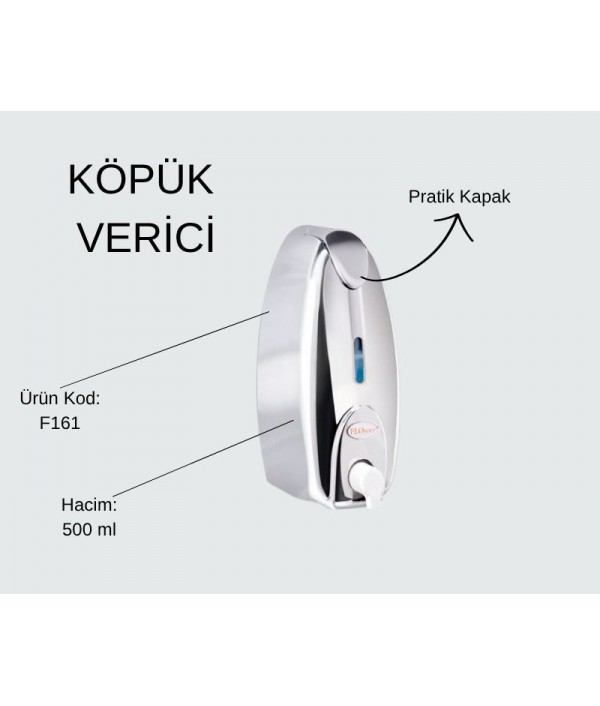 FLORA 161 KÖPÜK MAKİNASI KROMAJLI