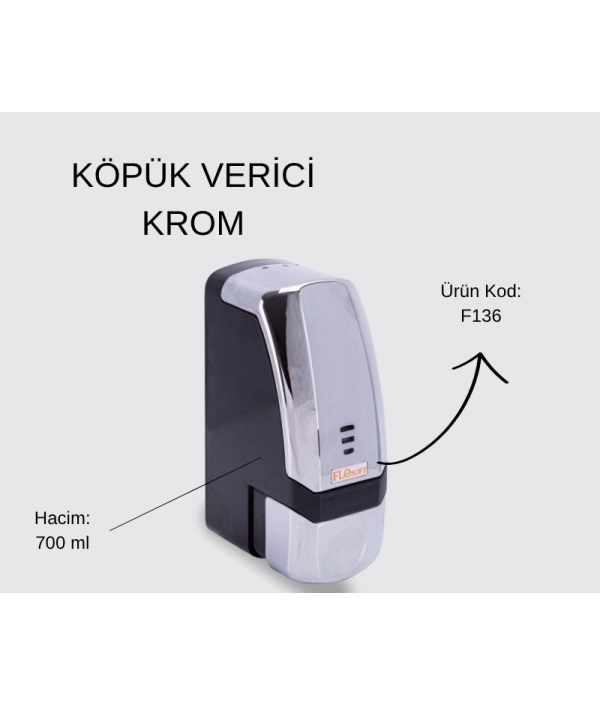 FLORA 136 KROMAJLI KÖPÜK VERİCİ 700 ...