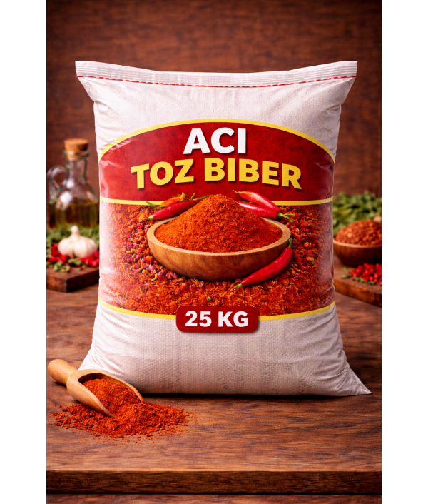  Acı Toz Biber Çuval 25 Kg