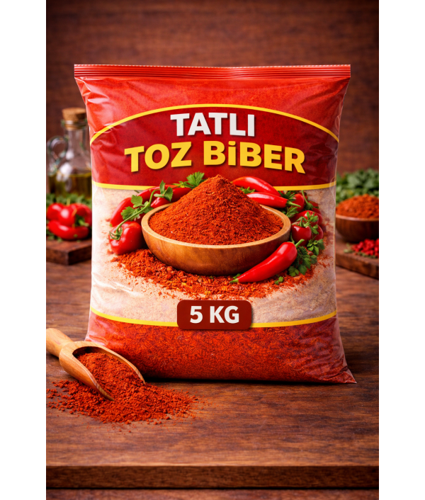Tatlı Toz Biber Dökme 5 Kg