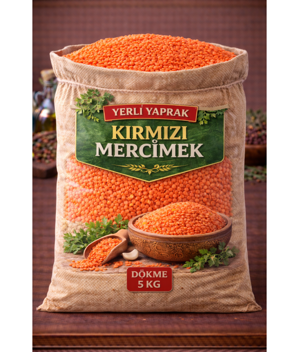 Yerli Yaprak Kırmızı Mercimek Dökme ...