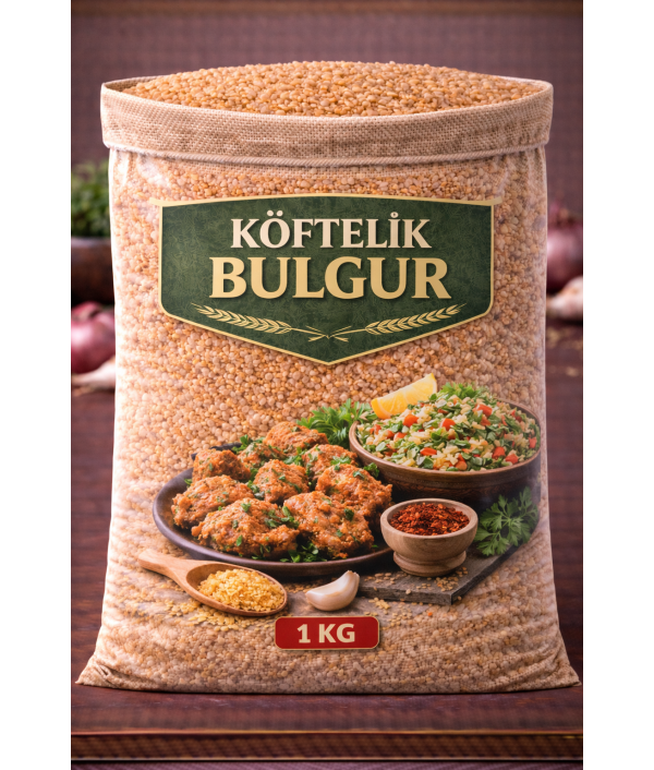 Köftelik Bulgur Paket 1 Kg